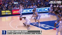 Zion Williamson's Injury Changes UNC/Duke Game