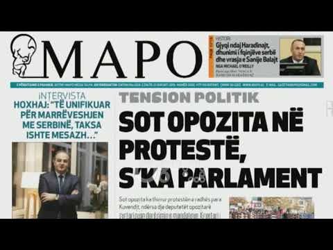 Ora juaj, Shtypi i ditës: Sot opozita në protestë, s'ka parlament