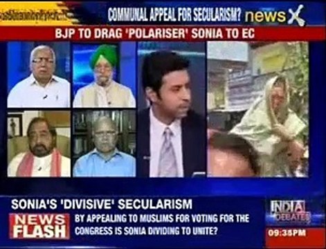 India Debates: By appealing to Muslims for voting for the Congress is Sonia division