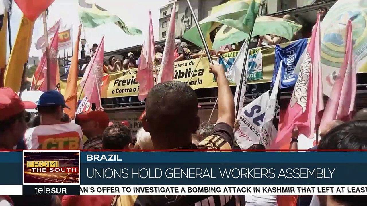 People Protests Against a Pension Reform Proposed by the Goverment