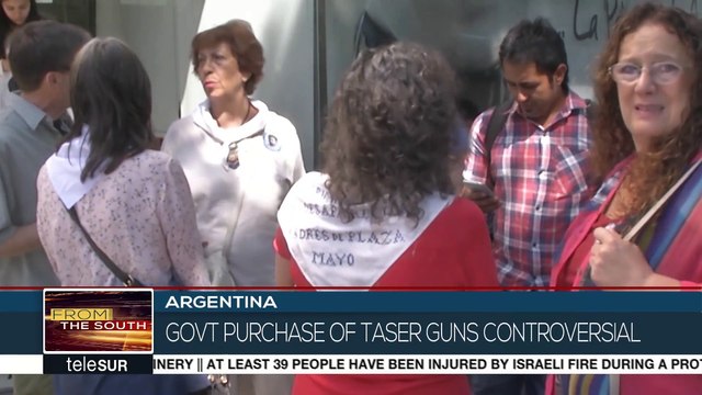 People In Argentina Against Use Of Taser Guns