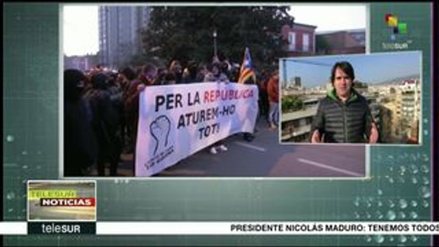 Huelga general en Cataluña por juicio contra líderes independentistas