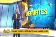 Badmintonistas peruanos consiguen 5 medallas en torneo internacional