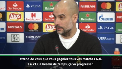 8es - Guardiola au secours de la VAR