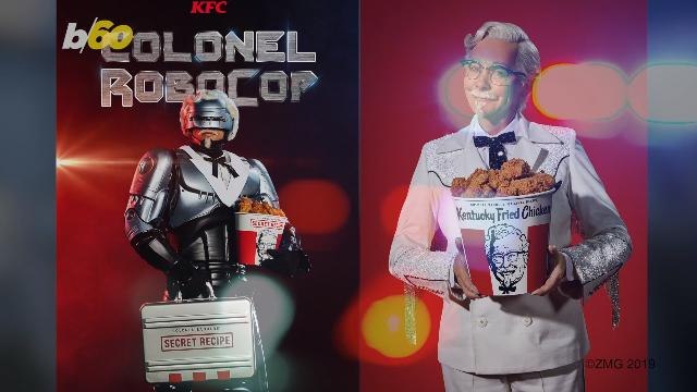 KFC Enlists Colonel RoboCop to Protect Secret Recipe from Thieves