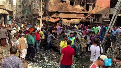 Bangladesh Fire kills scores in Dhaka's Old City