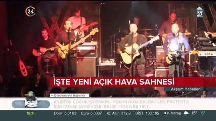İşte yeni hava açık sahnesi