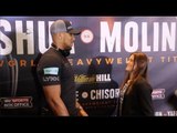 ANTHONY JOSHUA v KATIE TAYLOR HEAD TO HEAD @ FINAL PRESS CONFERENCE / JOSHUA v TAYLOR