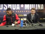 ANTHONY JOSHUA - 'HEARN'S OFFICE IS LIKE THE HOUSE I USE TO RIDE PAST ON MY BIKE AN SAY I WANT THAT'