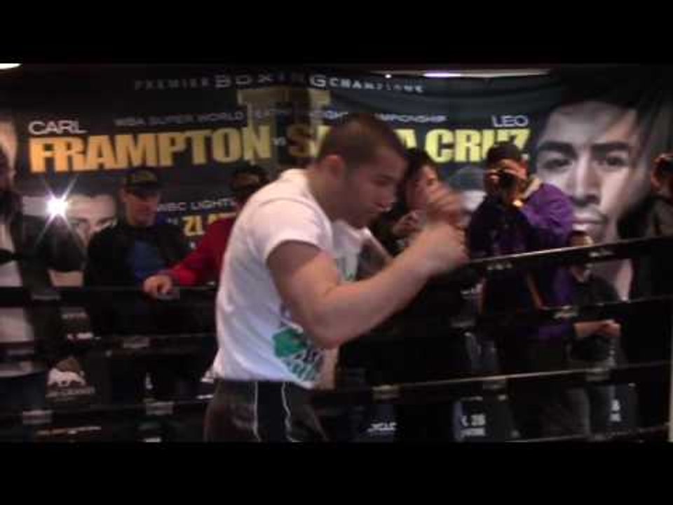 DEJAN ZLATICANIN GOES THROUGH THE MOTIONS FOR MEDIA AHEAD OF CLASH WITH MIKEY GARCIA