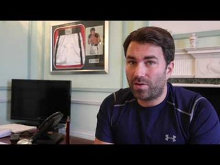 EDDIE HEARN ON KELL BROOK v AMIR KHAN, STUB-HUB, GOES IN RAW ON EUBANK SNR & WANTS 'JOSHUA-WILDER'