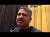 AWKWARD ROBERT GARCIA TELLS US HE WANTS ABNER MARES TO FIGHT LEE SELBY AS SELBY LISTENS IN