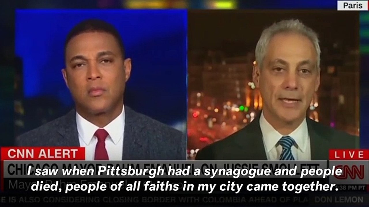 Chicago Mayor On Jussie Smollett: 'If You Want To Get Paid More, Get An Agent'