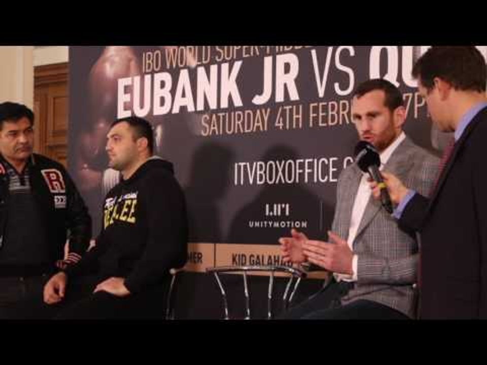 DAVID PRICE v CHRISTIAN HAMMER - PRESS CONFERENCE (LONDON OLYMPIA) / EUBANK JR v QUINLAN