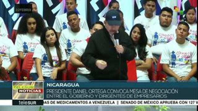 Nicaragua reanudará diálogo nacional el 27 de febrero