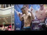 RYAN BURNETT v  JOSEFAI REYES - OFFICIAL WEIGH-IN VIDEO (& HEAD TO HEAD) - FROM HULL
