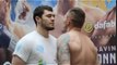 HEAVYWEIGHTS! - THE 'WHITE RHINO' DAVE ALLEN v LUKASZ RUSIEWICZ - OFFICIAL WEIGH-IN VIDEO FROM HULL