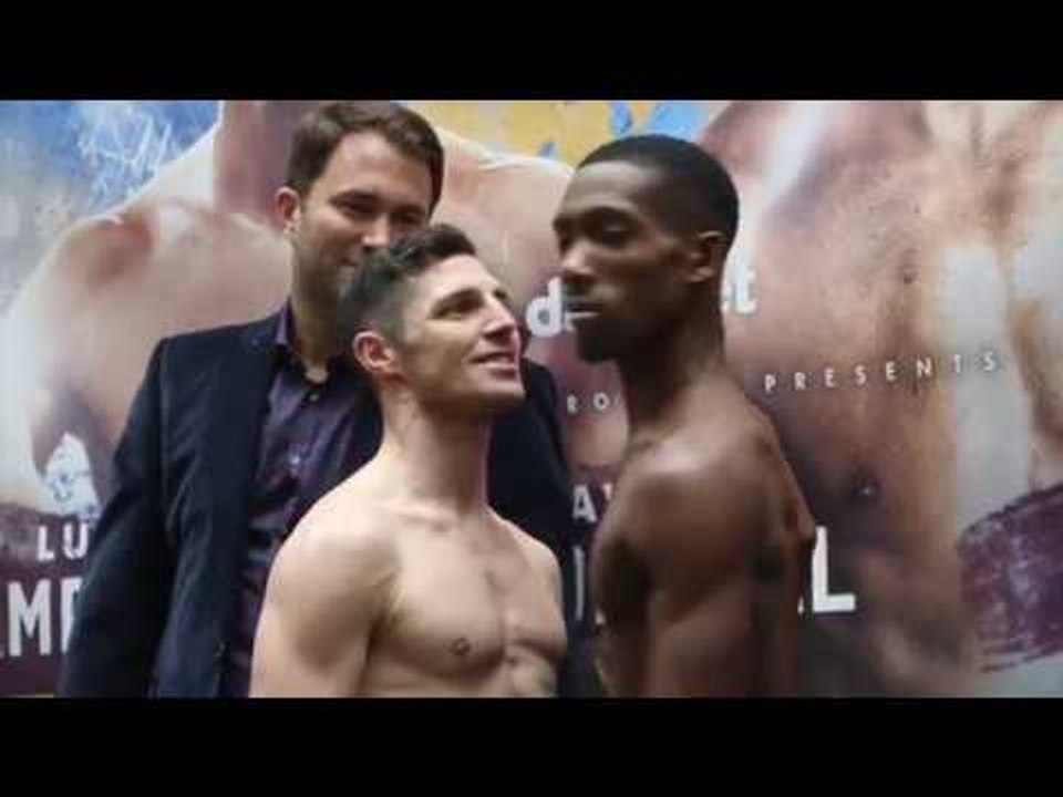 TOMMY COYLE v RAKEEM NOBLE - OFFICIAL WEIGH-IN VIDEO (& HEAD TO HEAD) - FROM HULL / COYLE v NOBLE