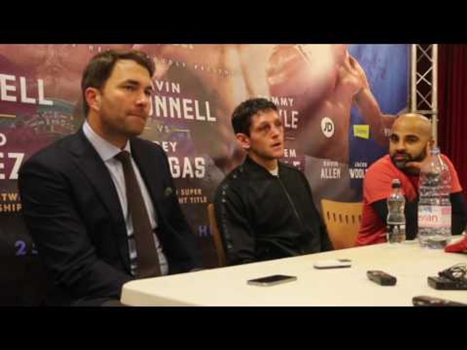 GAVIN McDONNELL v REY VARGAS - POST FIGHT PRESS CONFERENCE - WITH EDDIE HEARN & DAVE COLDWELL