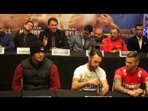GAVIN McDONNELL v REY VARGAS - OFFICIAL PRESS CONFERENCE WITH EDDIE HEARN, LUKE CAMPBELL /DAVE ALLEN