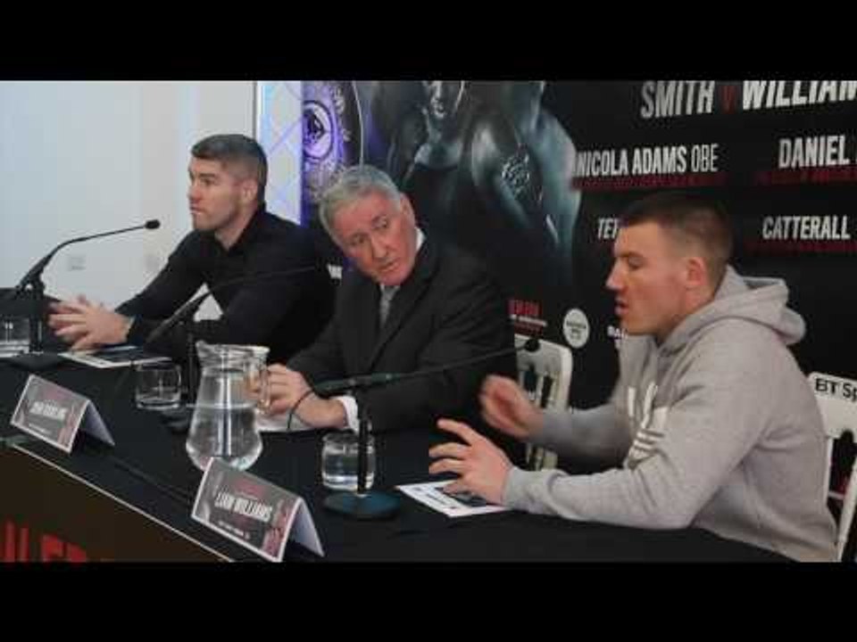 LIAM SMITH v LIAM WILLIAMS - **FULL & UNCUT** - LIVERPOOL PRESS CONFERENCE / SMITH v WILLIAMS