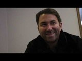 EDDIE HEARN REACTS TO HAYE-BELLEW / DAVIES-MATHEWS HOSTILE LIVERPOOL PRESSER / TALKS PACQUIAO-KHAN