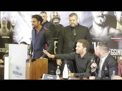 INTENSE!! DAVID HAYE V TONY BELLEW - *FULL* PRESS CONFERENCE- EDDIE HEARN, DAVIES & MATHEWS