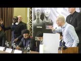 WHAT A FU***%NG GOBSHITE! -DERRY MATHEWS & OHARA DAVIES EXCHANGE WORDS DURING CRAZY PRESS CONFERENCE