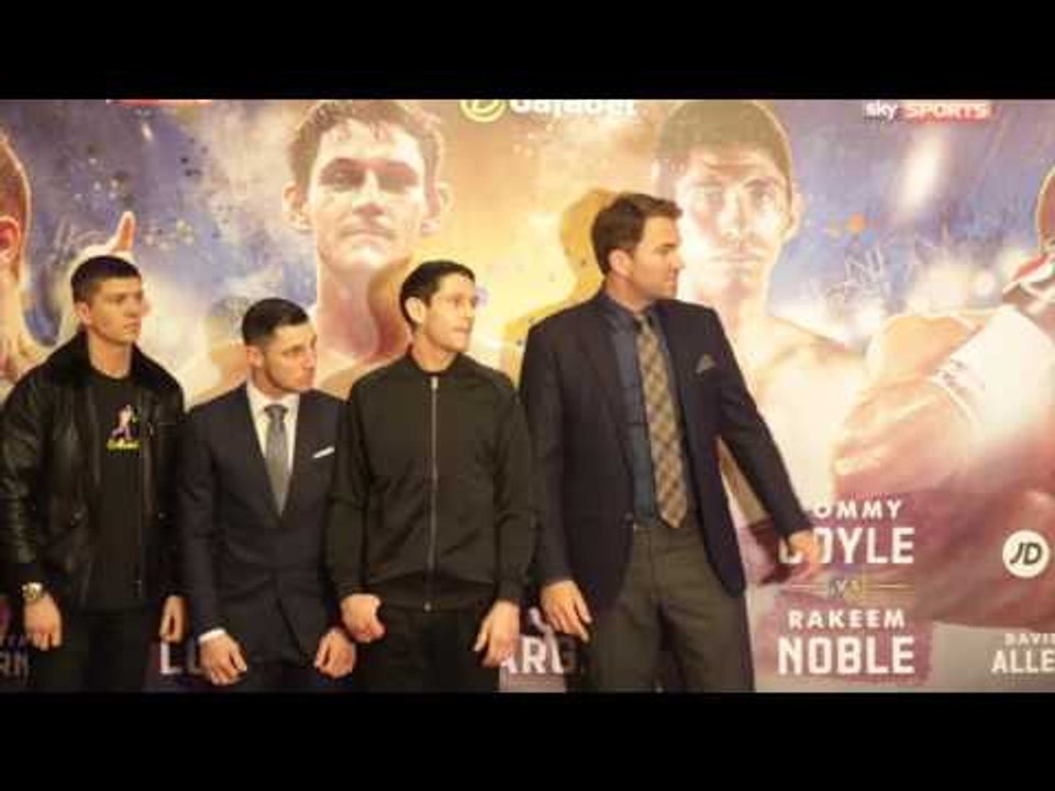EDDIE HEARN, GAVIN McDONNELL, REY VARGAS, LUKE CAMPBELL, DAVE ALLEN, TOMMY COYLE, / PHOTO CALL