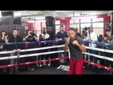 ONE TIME!! - KEITH THURMAN SHOWS SPEED & MOVEMENT AHEAD OF CLASH w/ DANNY GARCIA / THURMAN v GARCIA