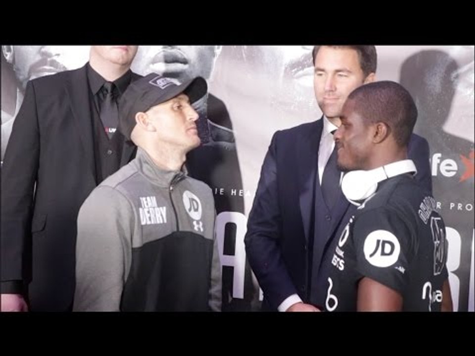WORDS EXCHANGED! OHARA DAVIES v DERRY MATHEWS - OFFICIAL HEAD TO HEAD @ FINAL PRESS CONFERENCE