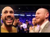 BEEF! - JAMES DeGALE & GEORGE GROVES CONFRONT EACH OTHER - FULL RINGSIDE ALTERCATION @ HAYE-BELLEW