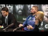 JUST BEFORE THE STOPPAGE I TOLD DAVID HAYE TO STOP -TONY BELLEW IMMEDIATE REACTION TO DAVID HAYE WIN