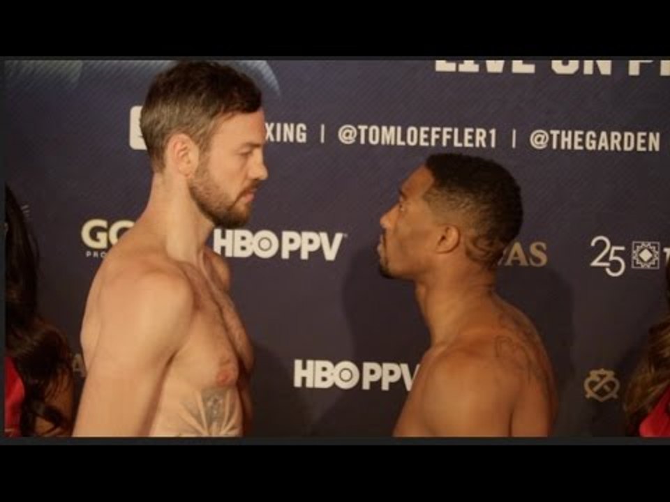 HE'S BACK! - ANDY LEE v KEANDRAE LEATHERWOOD - OFFICIAL WEIGH IN VIDEO FROM MADISON SQUARE GARDEN