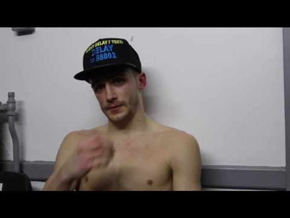 REECE BELLOTTI REACTS TO HIS EXPLOSIVE KO WIN OVER VETERAN WELSHMAN DAI DAVIES ON NXT GEN SHOW
