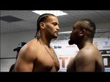 HEAVYWEIGHT CLASH! - NICK WEBB v ANDRE BUNGA - OFFICIAL WEIGH IN & HEAD TO HEAD / TAYLOR v JOUBERT