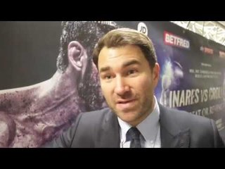 EDDIE HEARN REACTS ANTHONY CROLLA DEFEAT TO LINARES, OKOLIE KO, & TONY BELLEW & CHRIS EUBANK BEEF