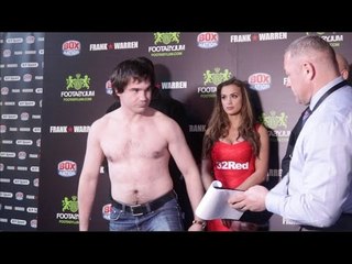 HOW BIZARRE!! - ANDREJEVS REFUSES TO TAKE OFF JEANS FOR WEIGH IN!