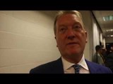 FRANK WARREN REACTS TO SMITH WIN OVER WILLIAMS, ADAMS / DUBOIS PRO-DEBUT WINS, FLANAGAN/ & SAUNDERS