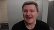 RICKY HATTON - 'I LIKE CONOR McGREGOR BUT IF I CANT HIT MAYWEATHER WHAT CHANCE HE GOT '