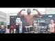 OKOLIE'S OUT THE CAGE! - LAWRENCE OKOLIE v LUKAS RUSIEWICZ - FULL WEIGH-IN VIDEO (FROM GLASGOW)