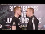 CHARLIE FLYNN v RYAN COLLINS - OFFICIAL HEAD TO HEAD @ FINAL PRESS CONFERENCE / BURNS v INDONGO