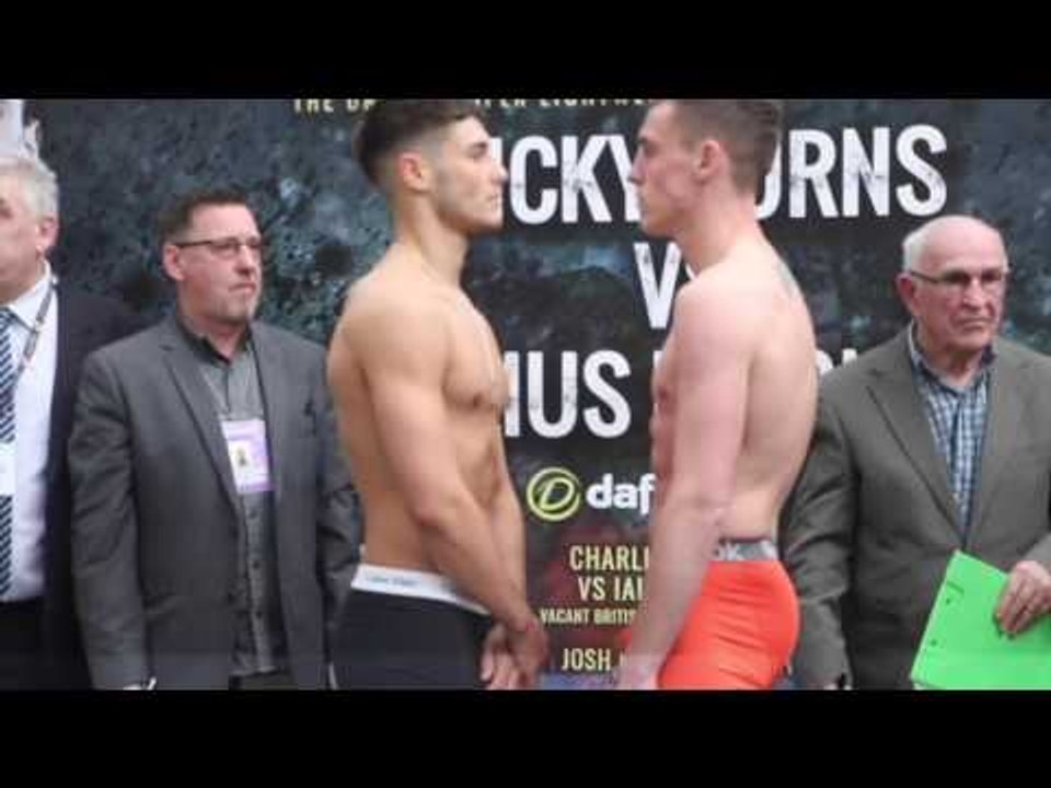 EDDIE HEARN'S NEW BOY JOSH KELLY PRO DEBUT! - JOSH KELLY v JAY BYRNE - OFFICIAL WEIGH-IN VIDEO