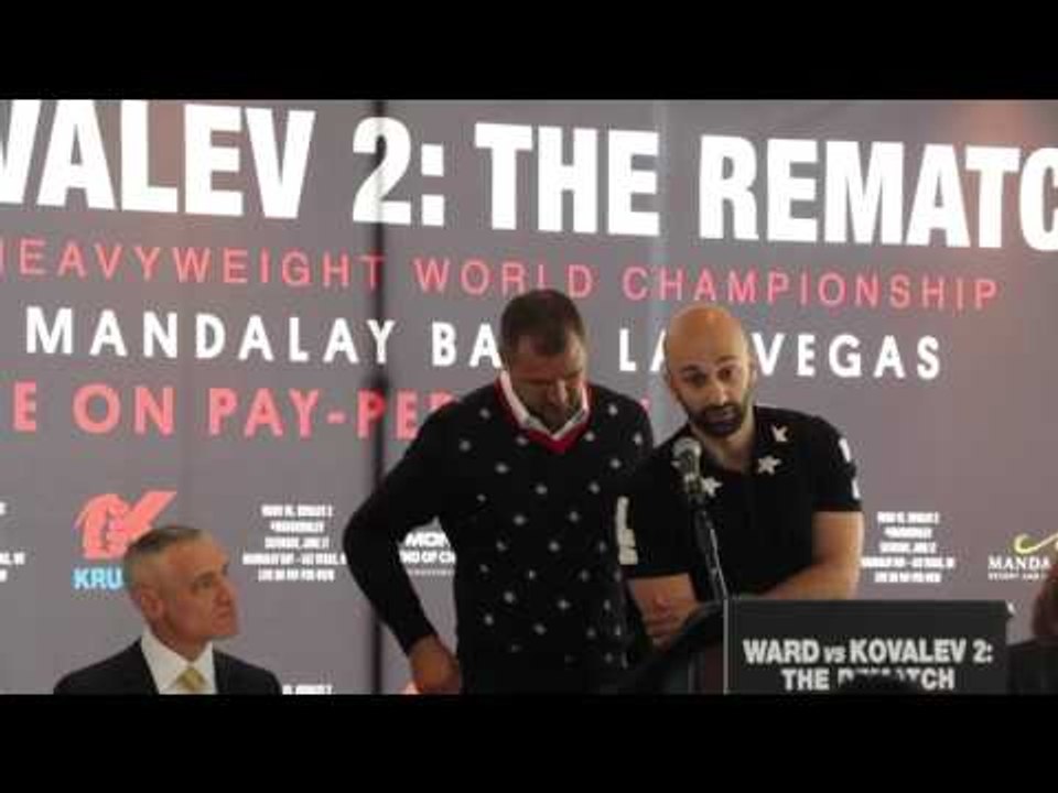 ANDRE WARD v SERGEY KOVALEV 2 - OFFICIAL **FULL & COMPLETE** PRESS CONFERENCE FROM NEW YORK CITY