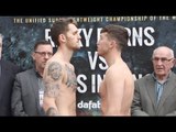 BRITISH TITLE! - SCOTT CARDLE v ROBBIE BARRETT - FULL WEIGH-IN VIDEO FROM GLASGOW / BURNS v INDONGO
