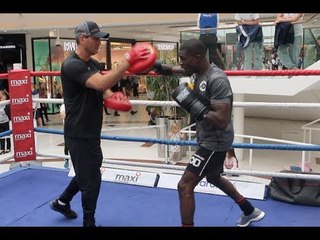 'OD IS COMING FOR THIS SH*T!' - OHARA DAVIES GIVES NOTHING AWAY IN PAD WORKOUT FOR JOSH TAYLOR CLASH