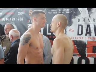 ASTON BROWN v KONSTANTIN ALEXANDROV - OFFICIAL WEIGH IN & FACE OFF / TAYLOR v DAVIES UNDERCARD