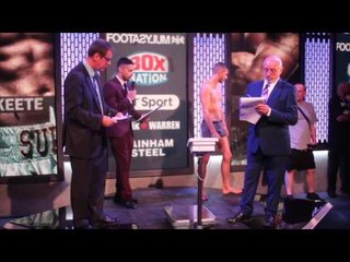 THE PIRANHA! RYAN GARNER STEPS ON THE SCALES - OFFICIAL WEIGH IN & HEAD TO HEAD / FUTURE IS NOW