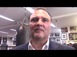 'DAVID HAYE COULD BE BACK IN THE RING AS EARLY AS NOVEMBER' - RICHARD SCHAEFER