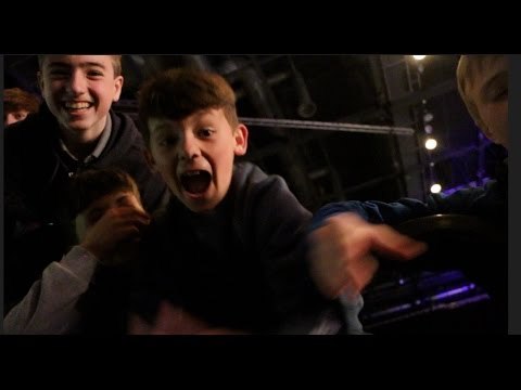'GIVE OUR TICKETS EDDIE HEARN LAD! -OR WE'LL SMASH YOUR HEAD IN' - LOCAL SCOUSE KIDS DEMAND TICKETS!